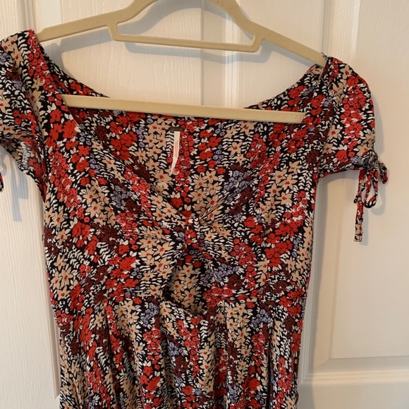 Free people miss right floral print keyhole top - Picture 5 of 14